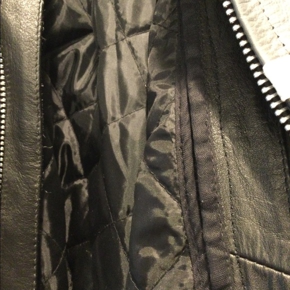 Men’s Genuine Leather Motorcycle Jacket Size 44 - Picture 5 of 9